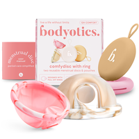 Bodyotics comfydisc Mensdiskar S & L Beige & Rosa