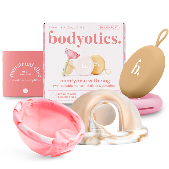Bodyotics comfydisc Mensdiskar S & L Beige & Rosa