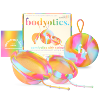 Bodyotics comfydisc Mensdiskar med snöre S & L Regnbåge