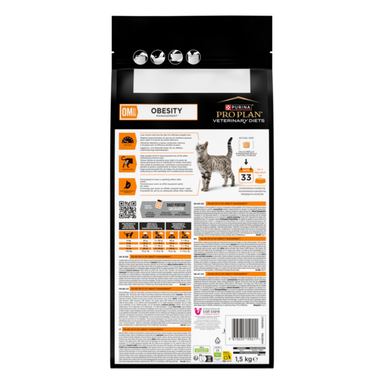 Purina Pro Plan Veterinary Diets Obesity Management Katt Torrfoder 1,5 kg