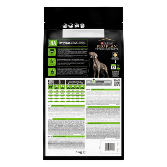 Purina Pro Plan Veterinary Diets Hypoallergenic Hund Torrfoder 3 kg