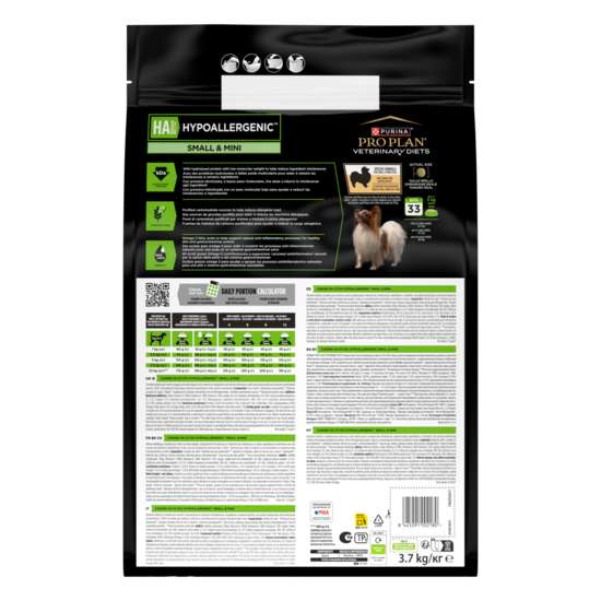 Purina Pro Plan Veterinary Diets Hypoallergenic Small & Mini Hund Torrfoder 3,7 kg