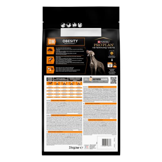 Purina Pro Plan Veterinary Diets Obesity Management Hund Torrfoder 3 kg