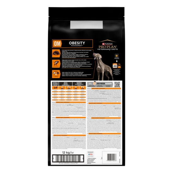 Purina Pro Plan Veterinary Diets Obesity Management Hund Torrfoder 12 kg
