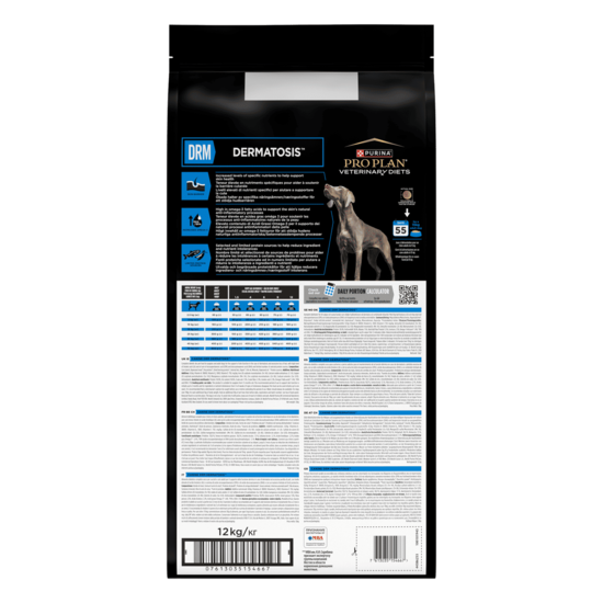 Purina Pro Plan Veterinary Diets Dermatosis Hund Torrfoder 12 kg