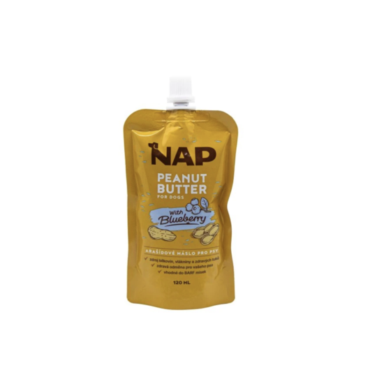NAP Jordnötssmör Blåbär 120 ml