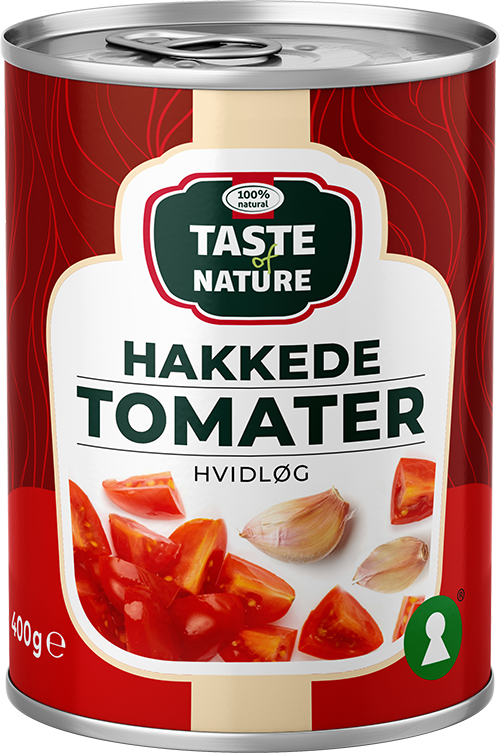 Taste of Nature Krossade tomater med Vitlök 400 g