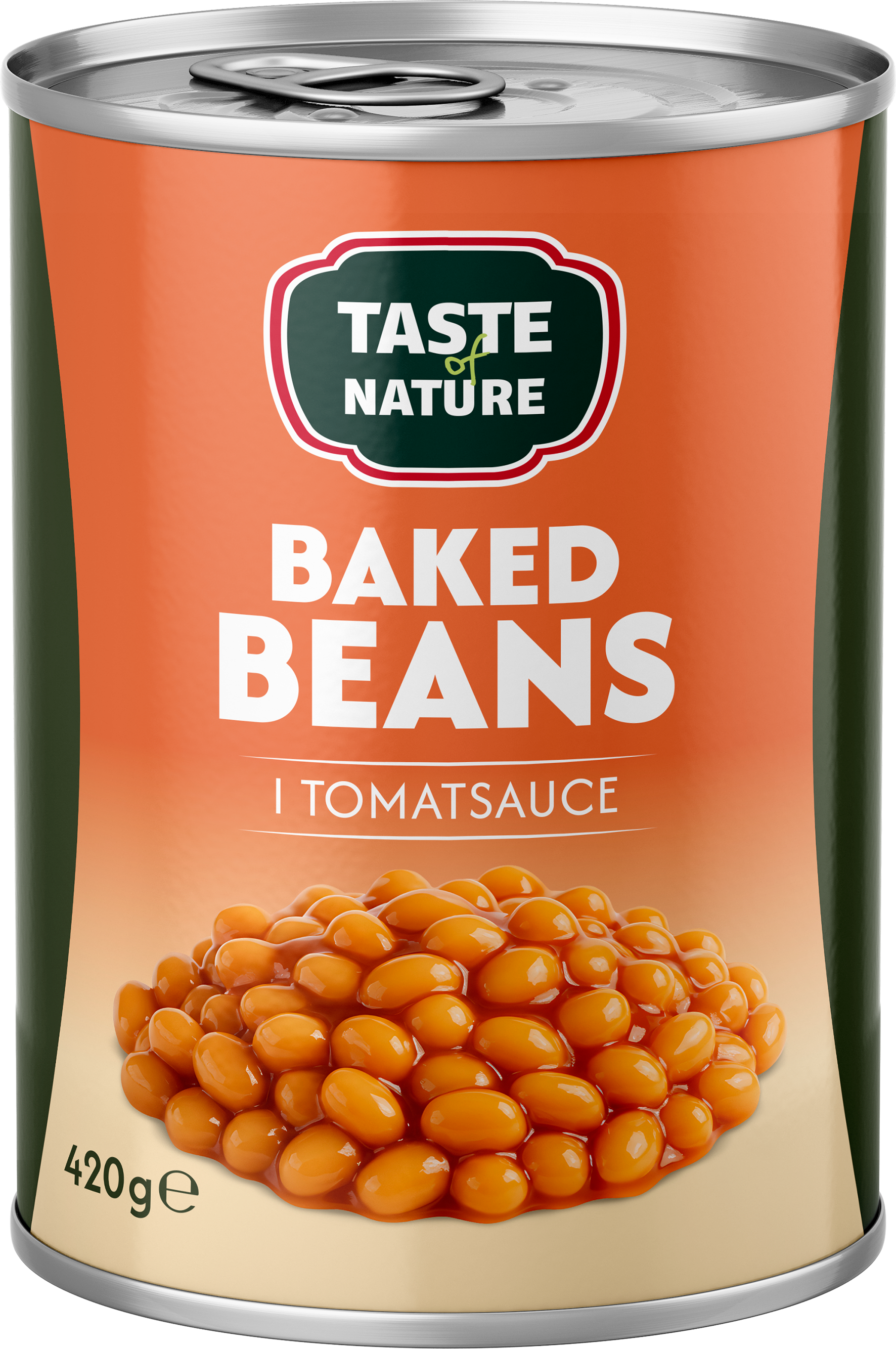 Taste of Nature Vita bönor i tomatsås 420 g