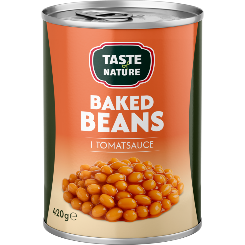 Taste of Nature Vita bönor i tomatsås 420 g