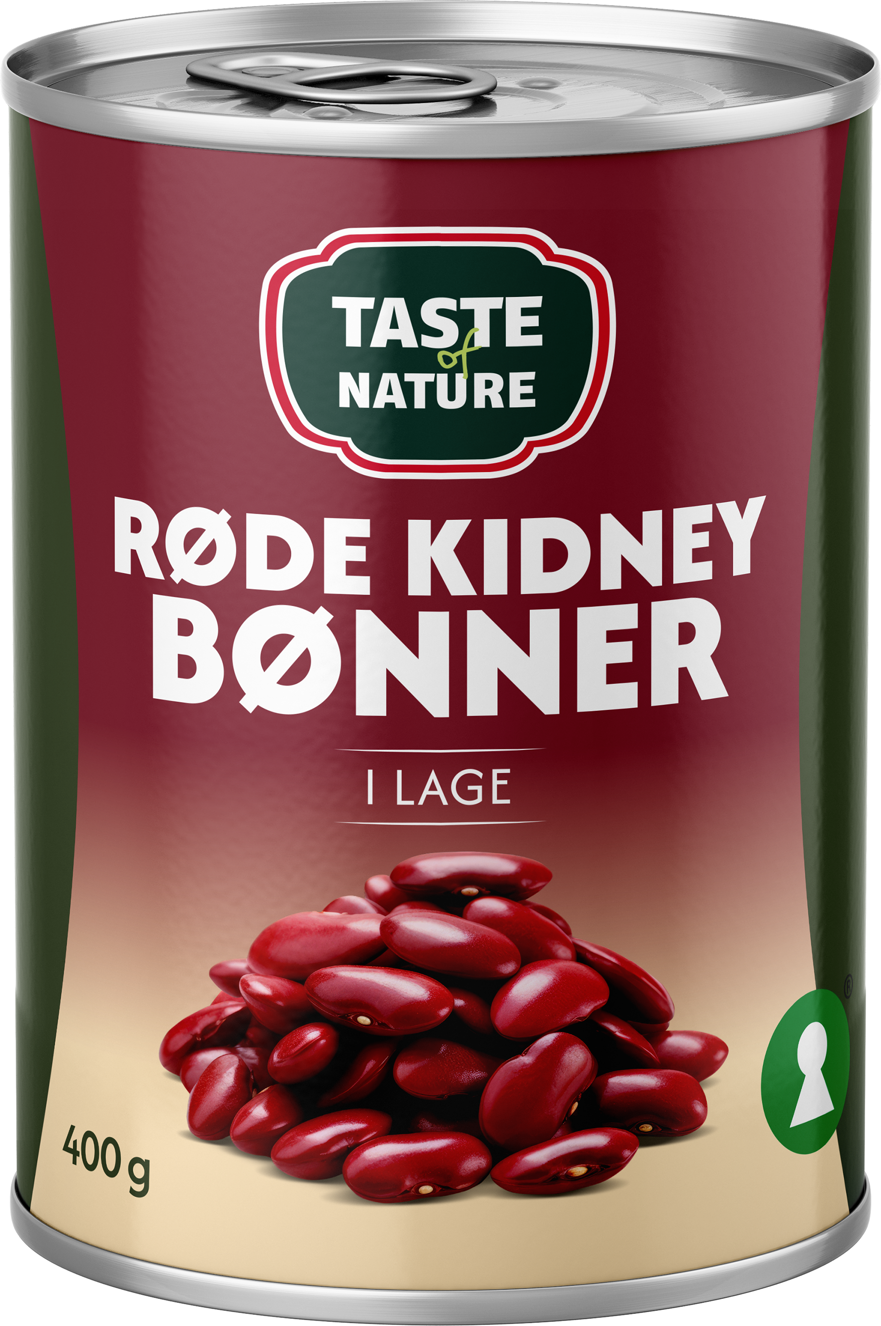 Taste of Nature Röda Kidneybönor 400 g