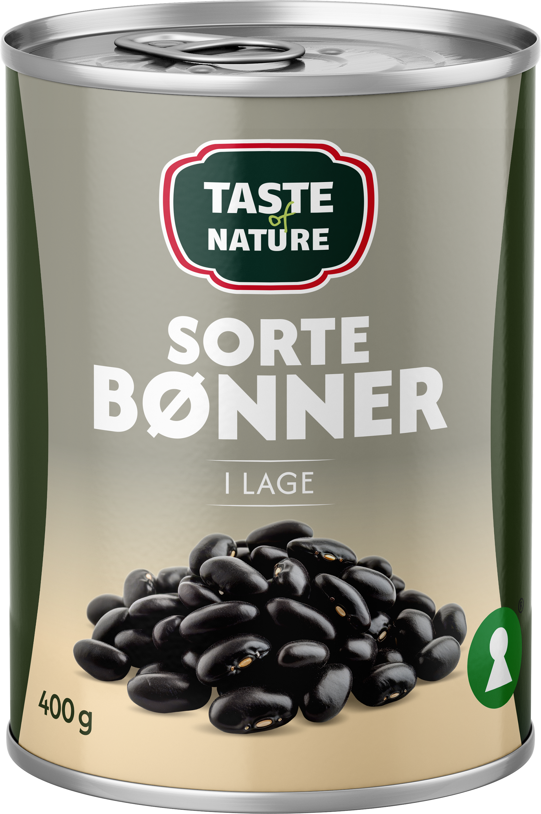 Taste of Nature Svarta Bönor 400 g