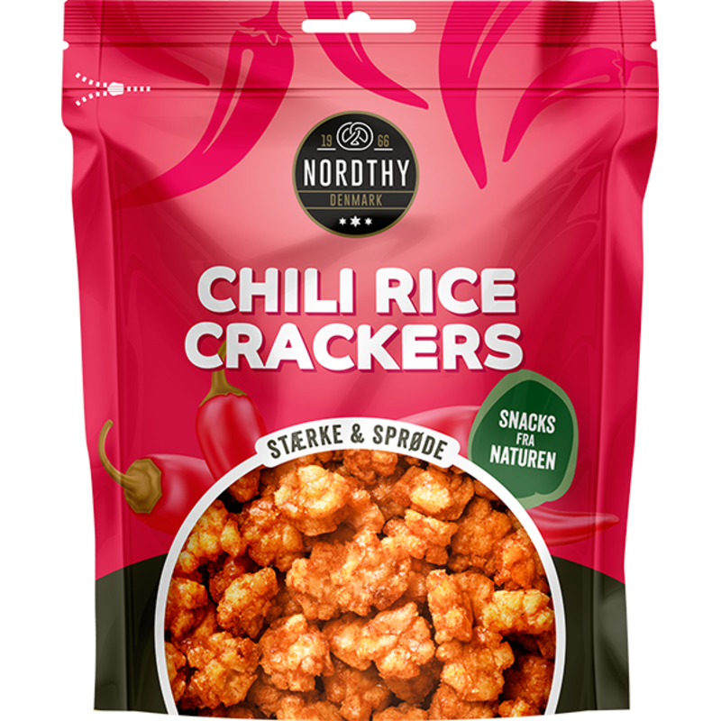 Nordthy Chili Rice Crackers 175 g