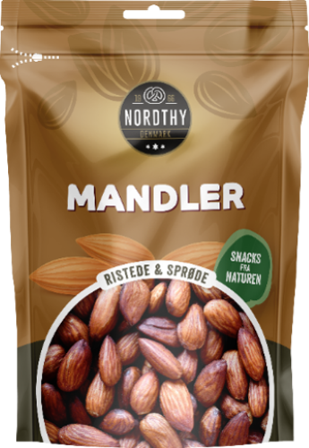 Nordthy Rostade mandlar 75 g