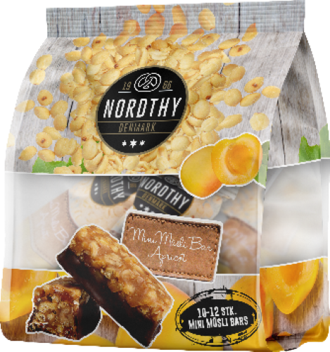 Nordthy Mini Muslibars Aprikos 175 g