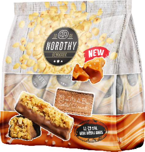 Nordthy Mini Muslibars Salt karamell 150 g