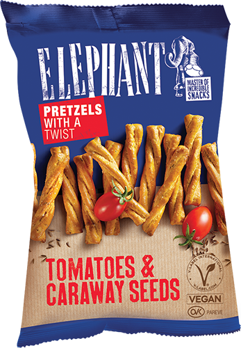 Nordthy Elephant Twisted Tomatoes and Carraways 80 g