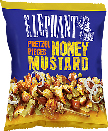 Nordthy Elephant Pretzel Pieces Honey mustard 125 g