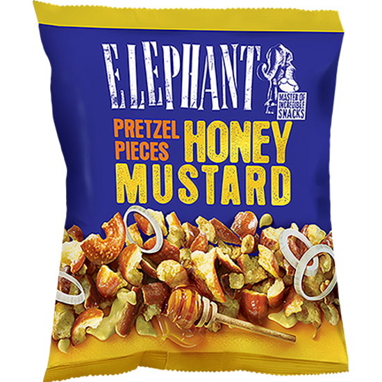 Nordthy Elephant Pretzel Pieces Honey mustard 125 g