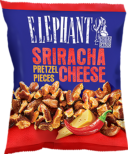 Nordthy Elephant Pretzel Pieces Sriacha cheese 125 g