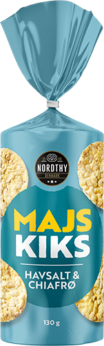 Nordthy Majskex Havssalt och Chia 130 g
