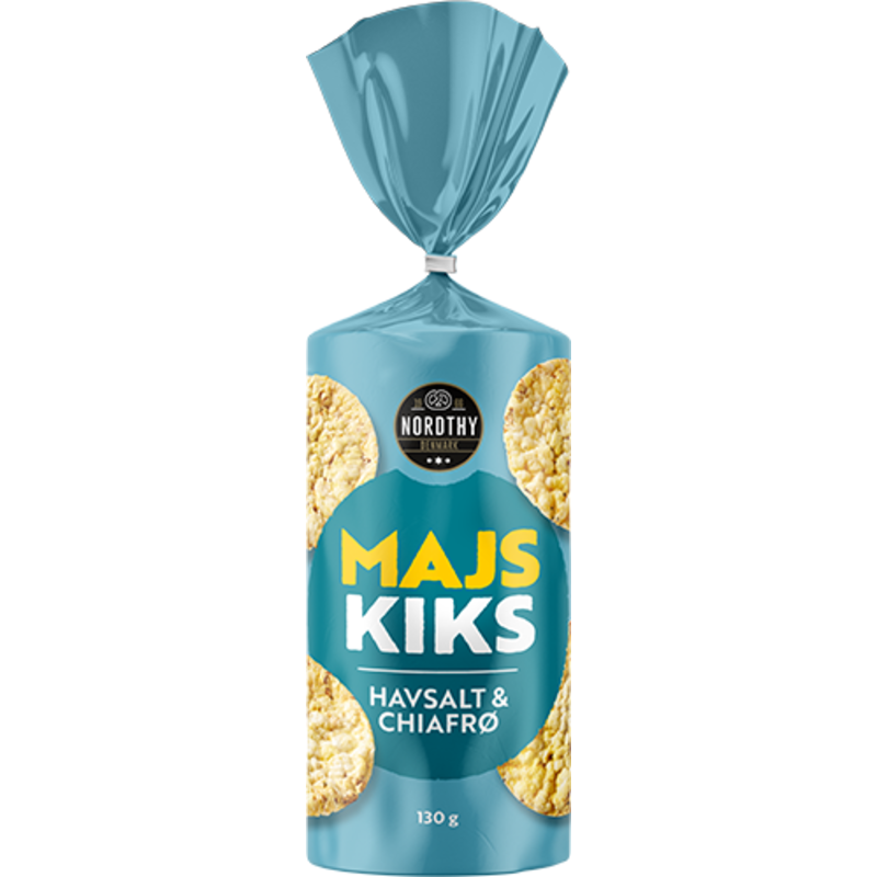 Nordthy Majskex Havssalt och Chia 130 g