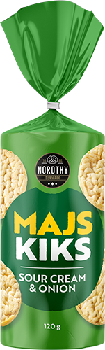 Nordthy Majskex Sourcream and Onion 120 g