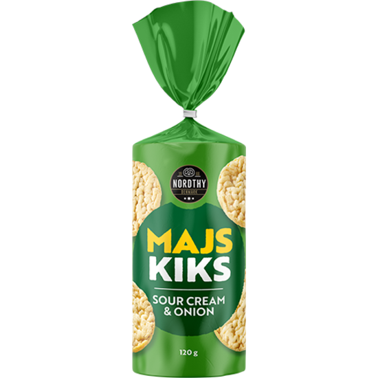 Nordthy Majskex Sourcream and Onion 120 g