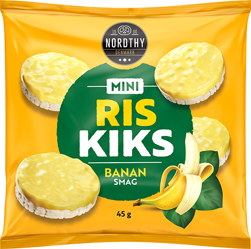 Nordthy Miniriskex med Banansmak 45 g