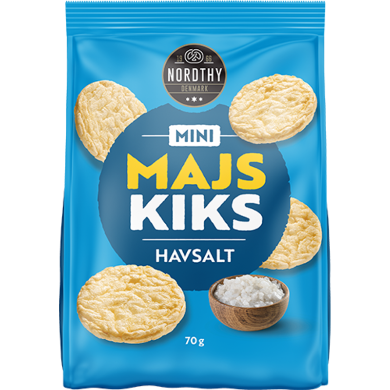 Nordthy Minimajskex Havssalt 70 g
