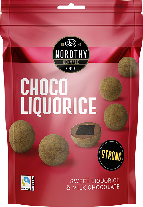 Nordthy Lakritskulor Stark 110 g