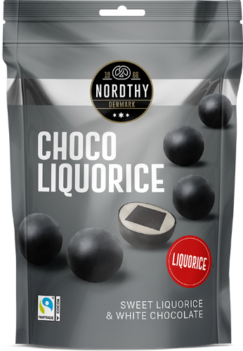 Nordthy Lakritskulor Choco 100 g