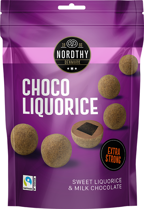 Nordthy Lakritskulor Extra stark 110 g