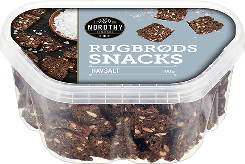 Nordthy Rågbrödssnacks Havssalt 190 g