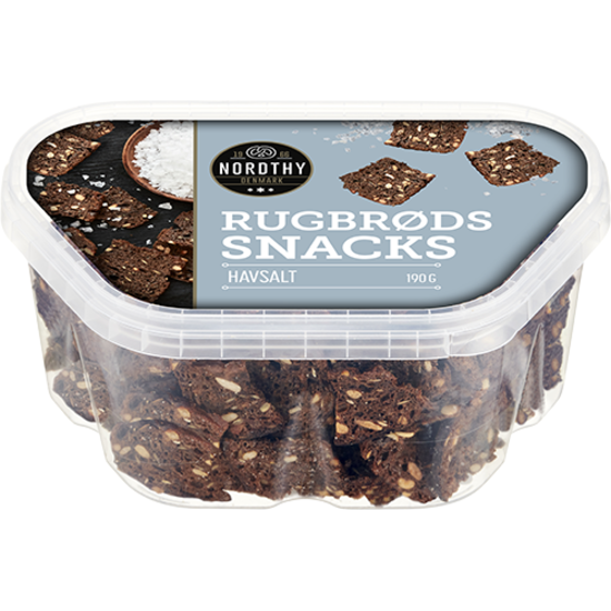 Nordthy Rågbrödssnacks Havssalt 190 g