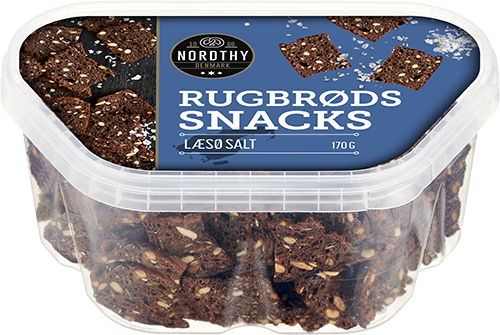 Nordthy Rågbrödssnacks Läsösalt 170 g