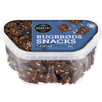 Nordthy Rågbrödssnacks Läsösalt 170 g