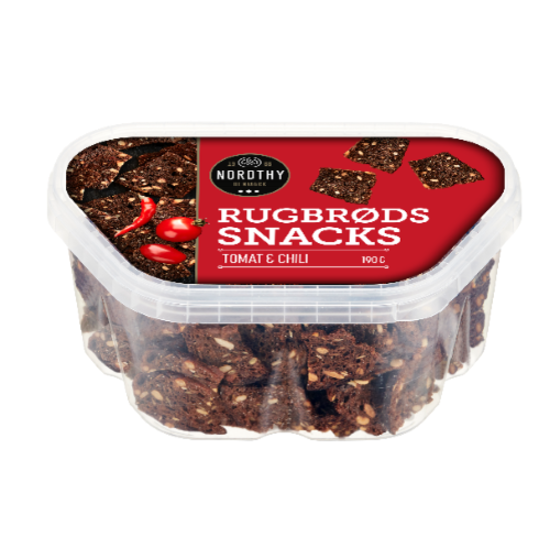 Nordthy Rågbrödssnacks Tomat och Chili 190 g 