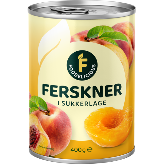 Foodelicious Persikor 400 g