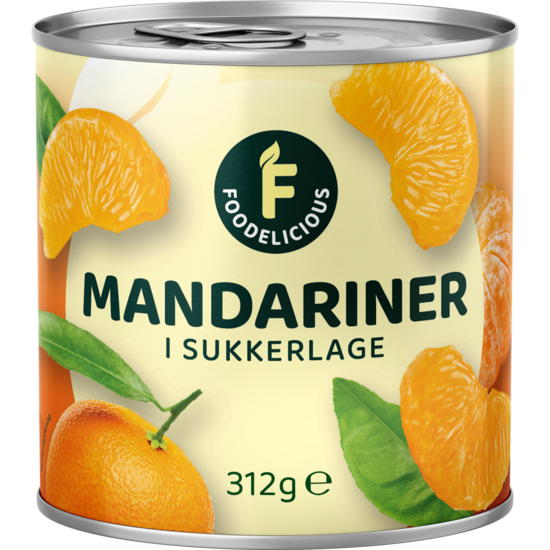 Foodelicious Mandariner 312 g