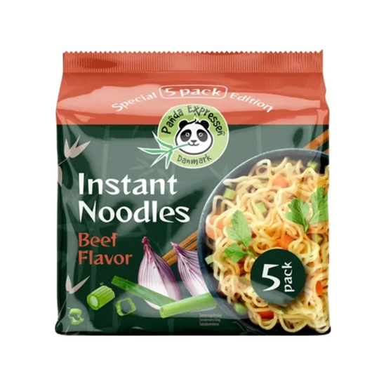 Panda Expressen Nudlar Biff 60 g 5-pack 