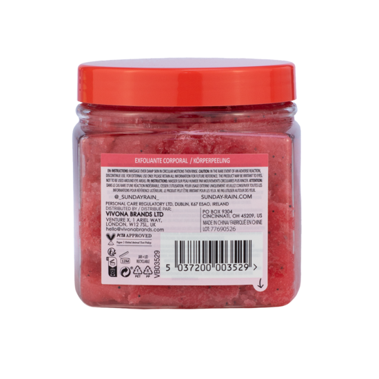 Sunday Rain Watermelon + Kiwi Scrub 265 g