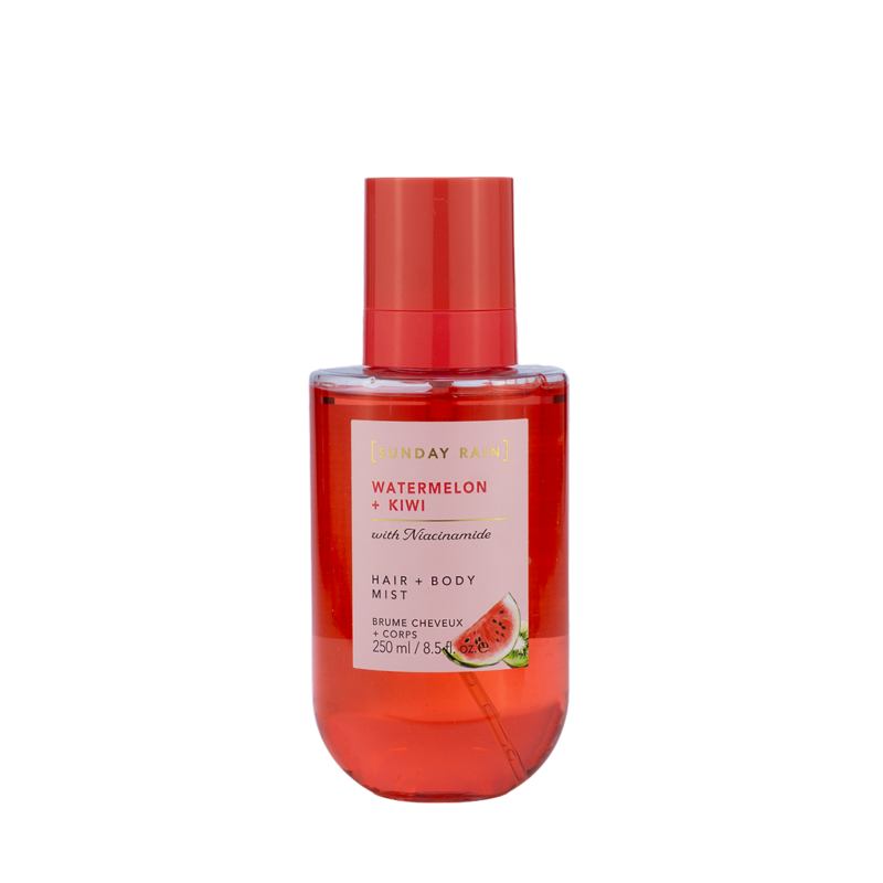 Sunday Rain Watermelon + Kiwi Hair + Body Mist 250 ml