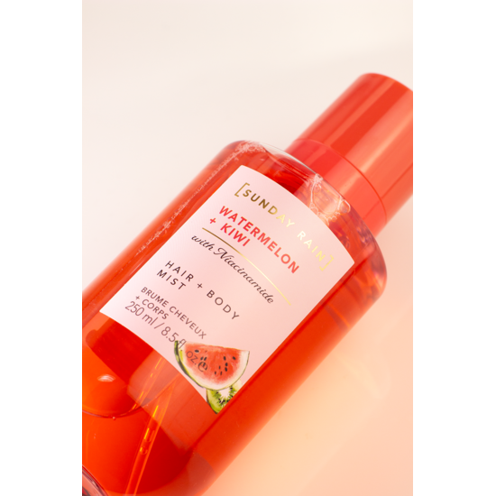 Sunday Rain Watermelon + Kiwi Hair + Body Mist 250 ml