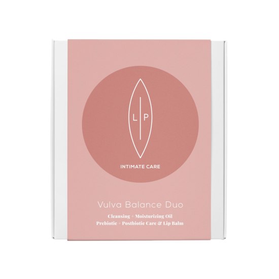 Lip Intimate Care Vulva Balance Duo Moisturising Cleansing Oil Prebiotic + Lip Balm
