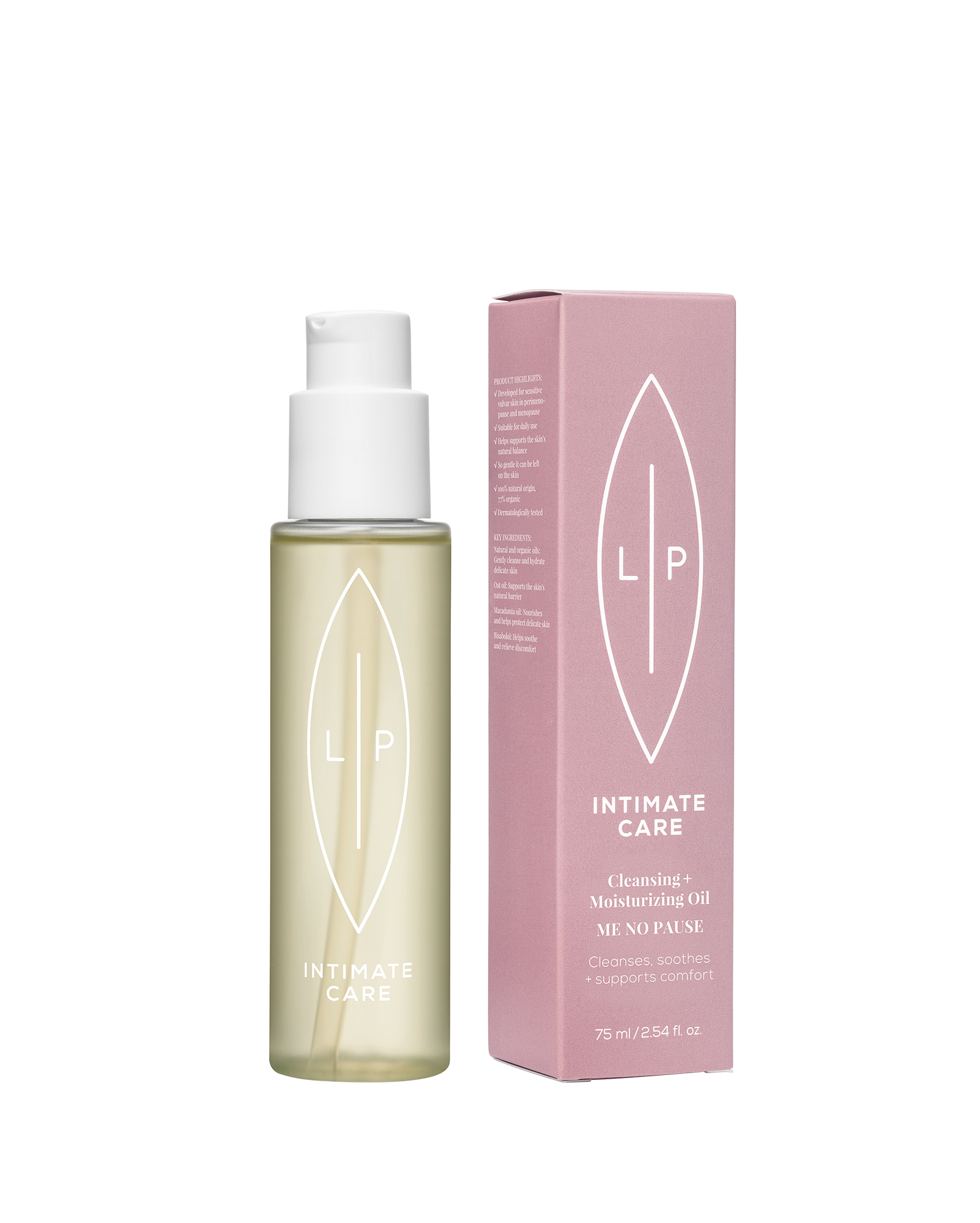 Lip Intimate Care Cleansing + Moisturizing Oil ME NO PAUSE 75 ml