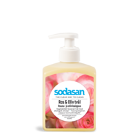 Sodasan Ros & Oliv Tvål Med Ekologisk Olivolja 300 ml