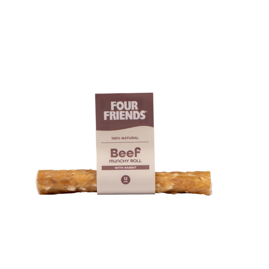FourFriends Beef Munchy Roll with Rabbit 12 cm
