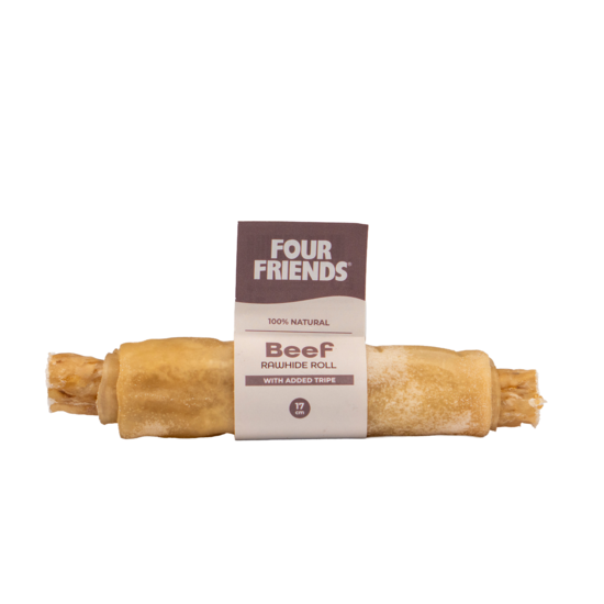 FourFriends Beef Rawhide Roll with Tripe 17 cm