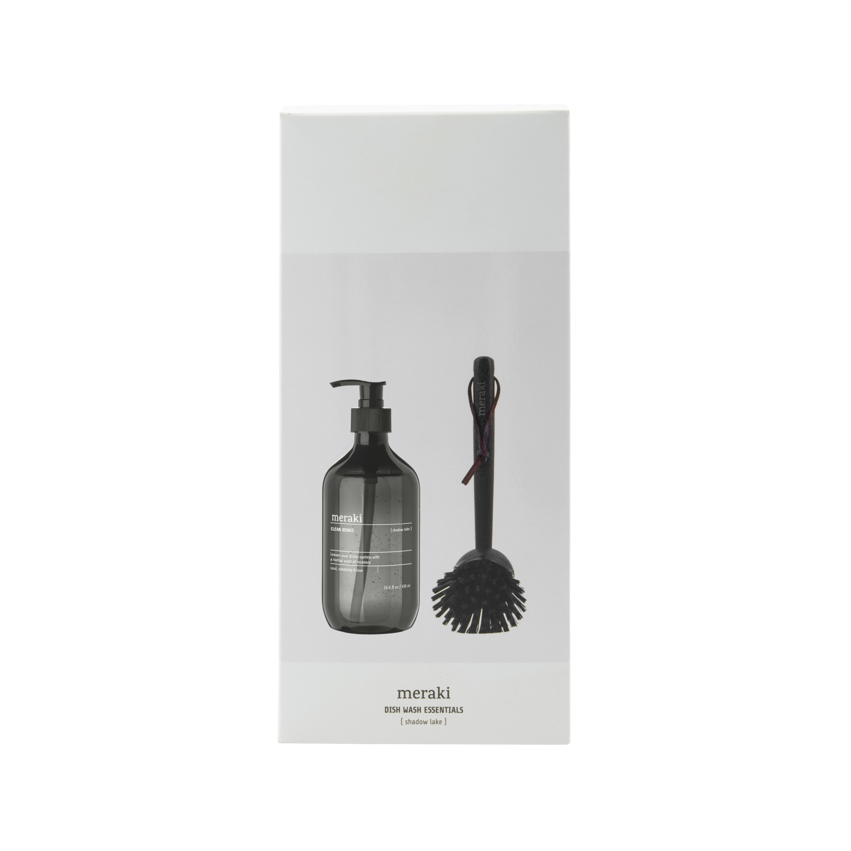 Meraki Gift Box Shadow Lake Dish Wash Essentials Set 490 ml