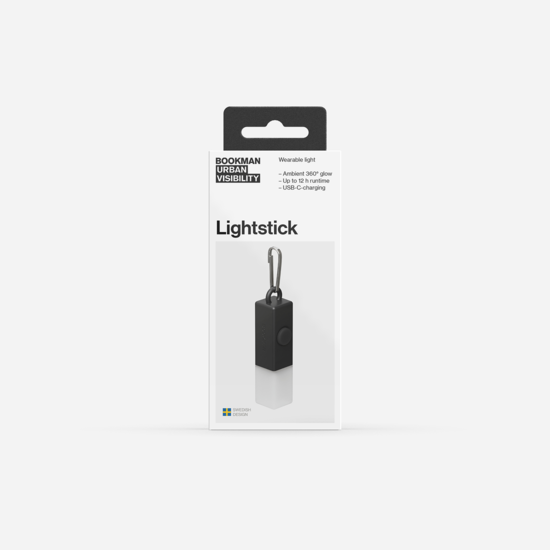Bookman Urban Visibility Lightstick Black